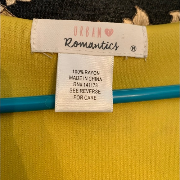 🦇 Yellow Spring Cottage Midi Dress 🦇 - Picture 4 of 4